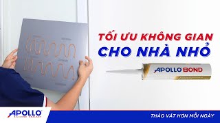 Cách dán gương lên kính siêu chắc chắn với keo đa năng Apollo Bond  Tháo vát hơn mỗi ngày [upl. by Stutman]