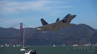 Iconic Location and Iconic F22 Raptor Takes Flight at Fleet Week 2024 [upl. by Okeim367]