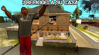 CJ Remodela su Casa GTA SAN ANDREAS  Loquendo [upl. by Repip]