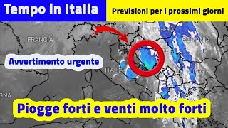 Previsioni meteo in Italia per mercoledì 11 settembre 2024 e i prossimi giorni [upl. by Arabela254]