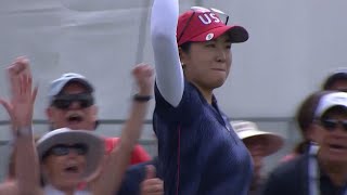 Rose Zhang 2024 Solheim Cup Day 1 [upl. by Iene]