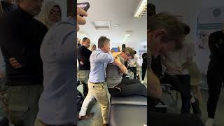 MANIPULATION  THORACIC SPINE chiropractor spinalmanipulation chiropracticadjustment [upl. by Laden]