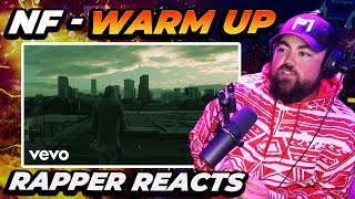 RAPPER REACTS to NF  WARM UP Official Music Video [upl. by Ardnoek]