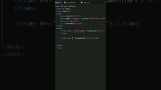 IFrame example html and css  Tamil [upl. by Daile673]