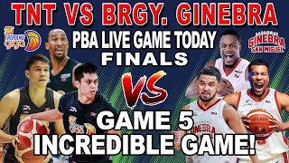 BRGY GINEBRA vs TNT Game 5 Finals  PBA Live Full Game Today  MOA Arena  2K24 [upl. by Elamrej]