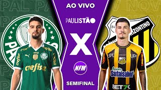 PALMEIRAS 1x0 NOVORIZONTINO  SEMIFINAL  PAULISTÃƒO  AO VIVO COM IMAGENS DO ESTÃšDIO [upl. by Irim517]