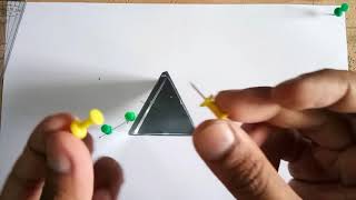 Refraction Through Prism amp Finding Angle of Deviation Experiment [upl. by Abocaj23]