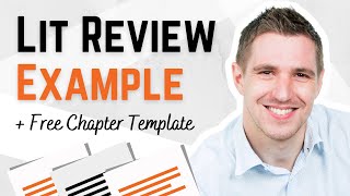 Literature Review Example amp Sample Full Walkthrough  Free Proposal Template [upl. by Alded]