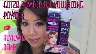 Got2b Powderful Volumizing Powder Review ♥ Demo [upl. by Sass]