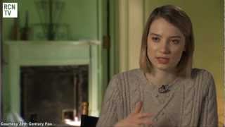 Stoker Mia Wasikowska Interview [upl. by Barr886]