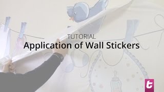 How To Apply Wall Stickers [upl. by Stephanus]