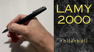 Lamy 2000 Rollerball Pen [upl. by Hwu576]