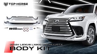 2023Lexus Lx600 Modellista Body Kit [upl. by Joela]