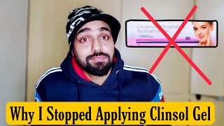 Why I Stopped Applying Clinsol Gel Cream On My Face  Side Effect Of Clinsol fairness Gel cream [upl. by Otaner699]