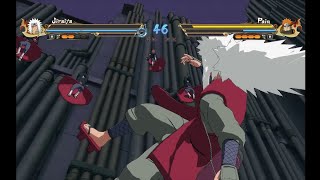 Jiraiya Vs Pain  Naruto Ultimate Ninja Storm Connection  Battle Gameplay [upl. by Aelanej640]