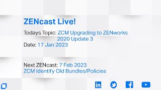 ZENcast Live ZCM 2020 Update 3 Upgrade [upl. by Collyer]