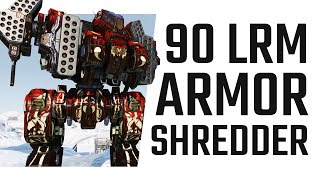 WARNING Wall of Missiles  Sunspider LRM 90 Build  Mechwarrior Online The Daily Dose 1524 [upl. by Reifel]