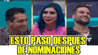 ESTO PASO DESPUES DE LAS NOMINACIONES LA CASA DE LOS FAMOSOS 4 EN VIVO [upl. by Hajan632]