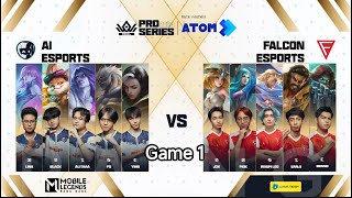 MESL pro series 2024 Season1  Day 2  Falcon vs Ai Esports  Game 1 [upl. by Giliane96]