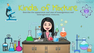 Kinds of Mixture Homogeneous and Heterogeneous Mixture [upl. by Nagey]