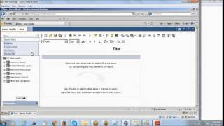 IBM Cognos Query Studio Part1 [upl. by Boor254]