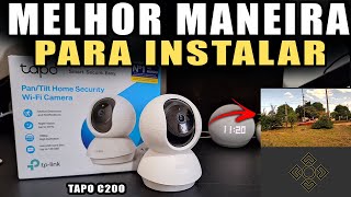 COMO CONFIGURAR CAMÊRA TAPO C200 Câmera boa e barata em Full HD TUTORIAL ATUALIZADO [upl. by Yanaj]