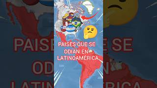 PAISES QUE SE ODIAN EN LATINOAMÉRICA countryballs paises historia guerra mapa [upl. by Jdavie]