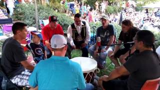 Indian Springs Pow Wow drum circle [upl. by Lemhar]