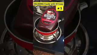 HERSHEY CHOCOLATE SYRUP DALGONA CANDY😉😉👌👌 ITEM 1 PASS OR FAIL Shorts Dalgonacandy Trending [upl. by Artenak]