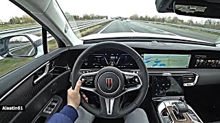 The NEW HONGQI E HS9 SUV 2023 POV Test Drive [upl. by Einimod]