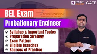 BEL Probationary Engineer Exam  Exam Pattern Eligible Branches Sources of Practice Syllabus [upl. by Hasseman]