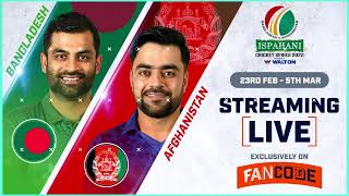 Watch Afghanistan Tour Of Bangladesh Live amp Exclusively on FanCode [upl. by Assilym]