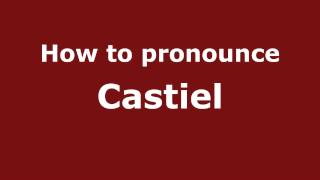 How to Pronounce Castiel  PronounceNamescom [upl. by Tillfourd]