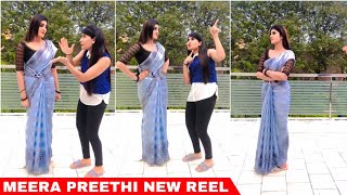 Kannana Kanne Serial Meera Preethi New Reel 🥰 shorts [upl. by Aikas]