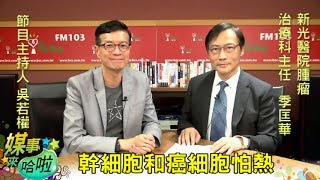 奈米熱療與傳統熱療的差別 ｜《媒事來哈啦》吳若權※季匡華170724 1 [upl. by Hatty490]