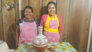 Poniendo lejía y curando un Cántaro de Barro LILI GALINDO [upl. by Audre]