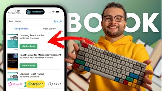 Lets build a Books App with React Native tutorial for beginners 🔴 [upl. by Sibylle277]