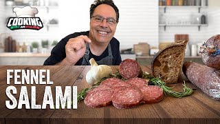 Authentic Fennel Salami Recipe  Homemade Italian Charcuterie with Piero [upl. by Nojid]