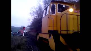 Scotlands Military Railway  Hunslet 040 Diesel Shunter [upl. by Thurmond]