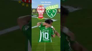 GOLAZO de Ivan MORALES para Sarmiento ChilenosPorElMundo [upl. by Annaliese]