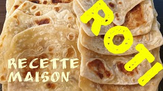 Recettes  Comment faire des Roti Farata mauricien ou pain indien [upl. by Zaccaria62]