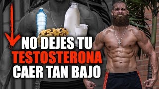 7 Comidas que Bajan Tu TESTOSTERONA Leche de Vaca Sal etc [upl. by Ahidam]