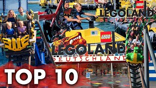 TOP 10 Fahrgeschäfte im LEGOLAND Deutschland [upl. by Cyndia]