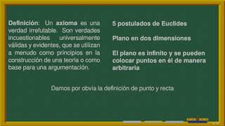 Los postulados de Euclides Clase 2 [upl. by Herates]