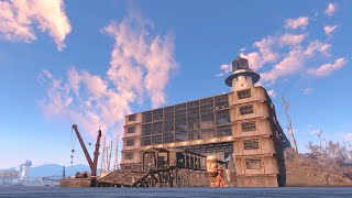 Fallout 4 Kingsport Lighthouse Settlement Build [upl. by Gerbold]