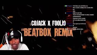 Duke Dennis Reacts To Foolio BeatBox Remix [upl. by Aihsei]