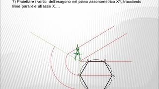 assonometria isometrica di piramide esagonale [upl. by Sandberg488]