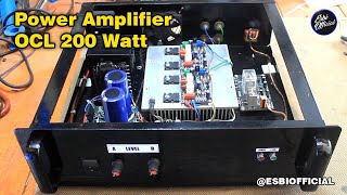 Serasa 1000 Watt  Super Power  OCL Audio Amplifier 200 Watt Rakitan [upl. by Adnilab]