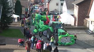 Rosenmontagszug in Niederkassel Mondorf 2018 komplett [upl. by Anoyk903]