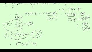 Beta Distribution Mean and Variance [upl. by Simon476]